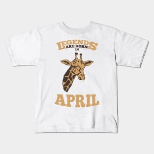 April The Baby Giraffe Kids T-Shirt